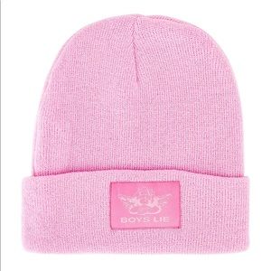 Boys Lie Pretty Pink Beanie Toque - Brand New